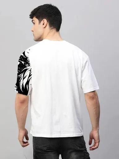 TrendEdge Printed Down Shoulder Shirt- L thumbnail 2