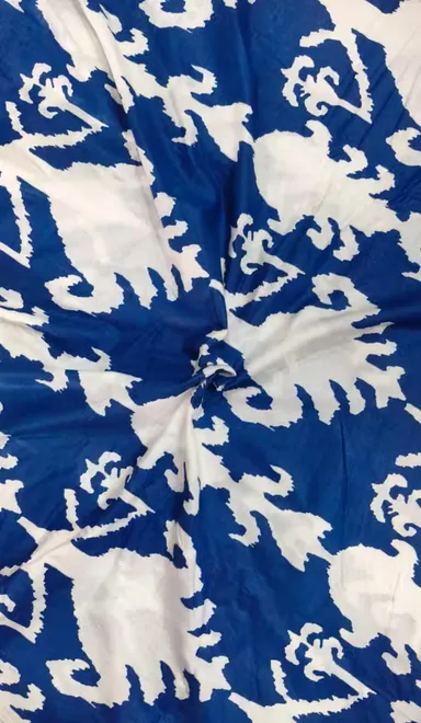 5 Meter Cotton Printed Fabric Lightweight Block Print 44 Inch Wide for Dressmaking, Kurtis, DIY Sewing & Home Décor Projects thumbnail 0