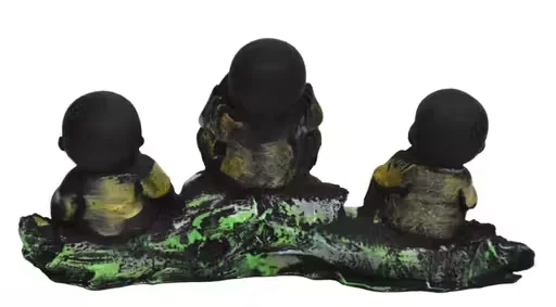 BOY DALLI Black Polyresin Figurine for Home Decor| Handmade Resin Statue image 4