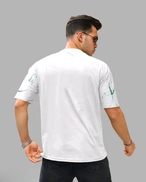Cool Cotton Printed Half Sleeve Men’s T-Shirt | Large Size Comfortable Casual Tee image 4