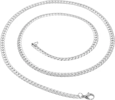 LUXUARYLOOK Premium Stainless Steel Chain for Men & Boys | Durable Fashion Jewellery | Heavy Curb 24‑Inch Hypoallergenic Gift