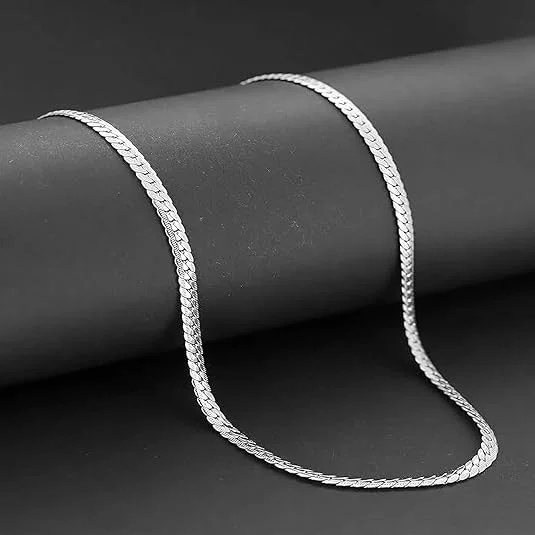 LUXUARYLOOK Premium Stainless Steel Chain for Men & Boys | Durable Fashion Jewellery | Heavy Curb 24‑Inch Hypoallergenic Gift image 3