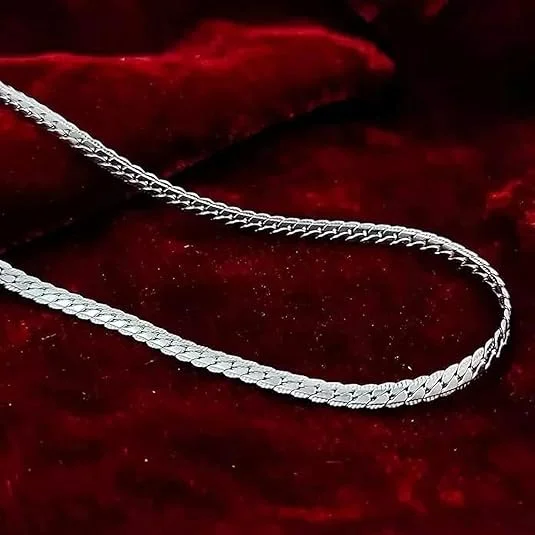 LUXUARYLOOK Premium Stainless Steel Chain for Men & Boys | Durable Fashion Jewellery | Heavy Curb 24‑Inch Hypoallergenic Gift image 4