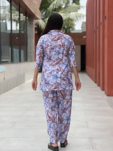 Women’s Daily Wear Co-ord Set | Cotton Casual Two-Piece Small | Lightweight Everyday Matching Outfit thumbnail 3