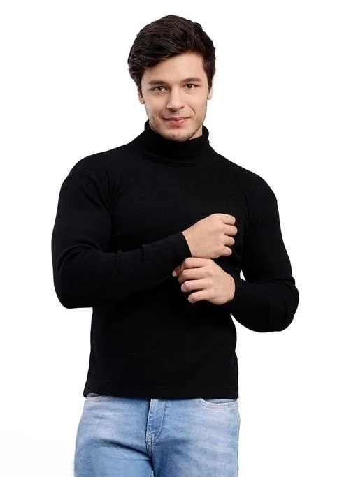 CozyFit Black Turtle Neck Sweater – Small image 1