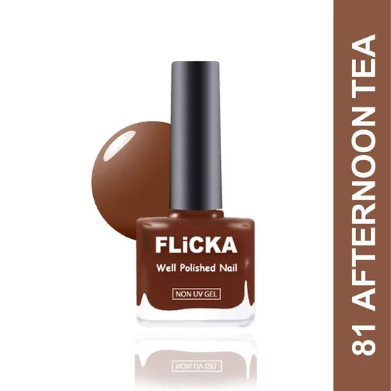 Flicka Well Polish Nail Polish | Long Lasting| Glossy Finish Quick Dry | Affordable Daily Wear Nail Paint for Women image 1