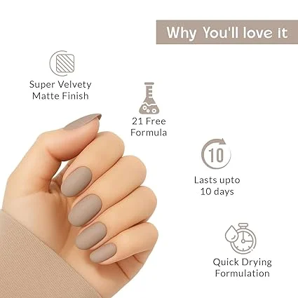 Flicka Well Polish Nail Polish | Glossy Long-Lasting Chip-Resistant | Affordable Nail Color for Women| Office & College Wear image 4