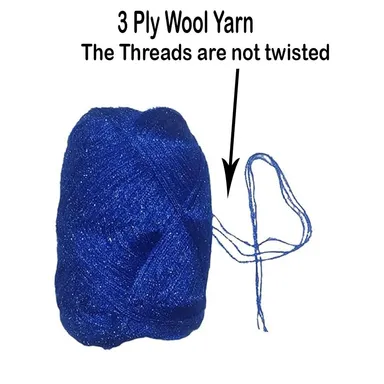 Knitting Wool Yarn|Grey 3 Ply  |Pack of 9 | 100 gm Each | Soft Crochet and Hand Knitting Wool for Sweaters| Scarves and DIY Crafts thumbnail 2