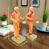  Handmade Clay Human Figure | Brahman Brahmani Statue | Traditional Handicraft Gift & Décor thumbnail 2