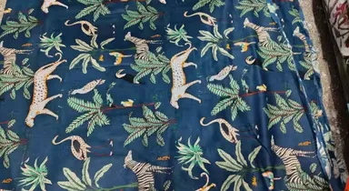  Cotton Printed Fabric -Lightweight Unstitched Premium Material for Kurtis, Dresses & DIY Sewing thumbnail 1