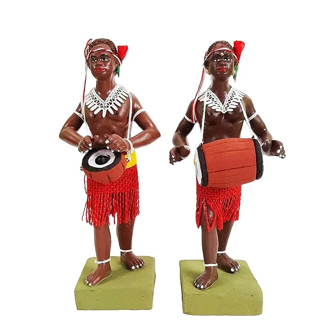 Clay Tribal Human Figure | Handmade Figurine for Gift, Home Décor |Traditional Art Piece image 1