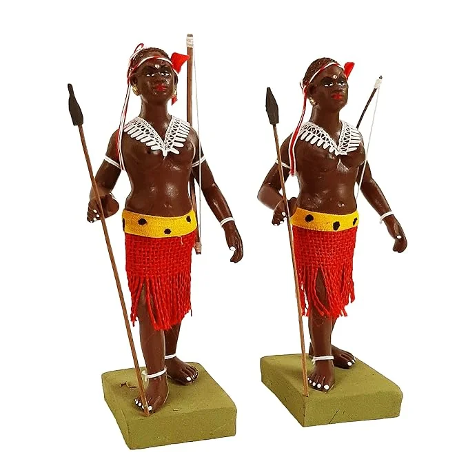 Clay Tribal Human Figure | Handmade Figurine for Gift, Home Décor |Traditional Art Piece image 2
