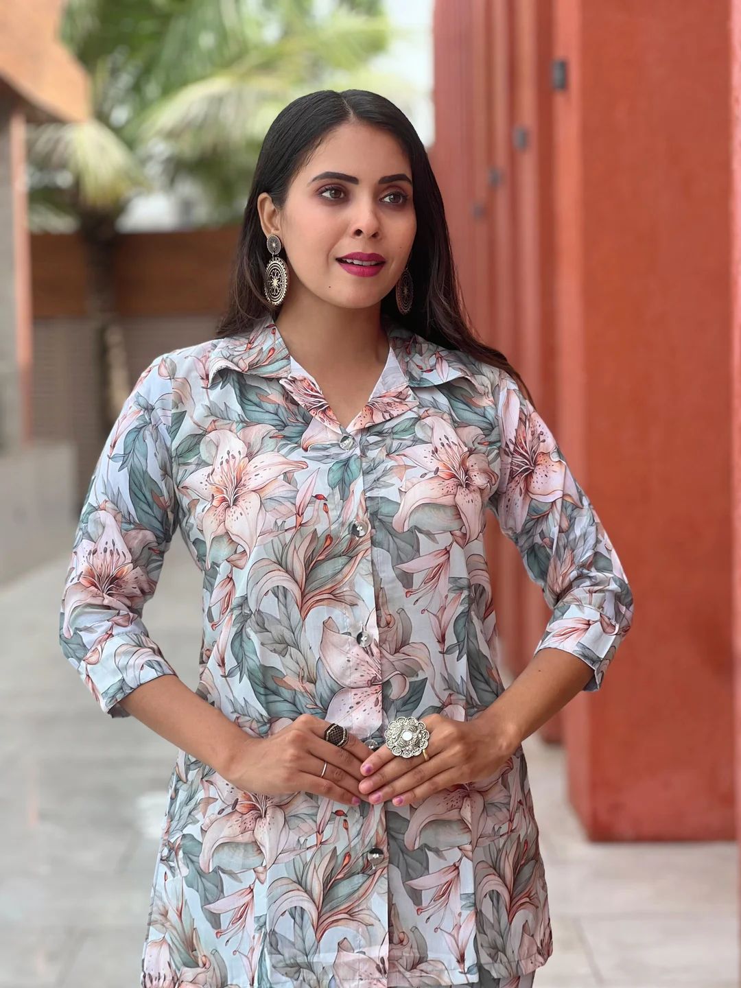 Women Daily Wear Co Ord Set | Small Size Cotton Casual Outfit | Trendy Matching Dress image 3