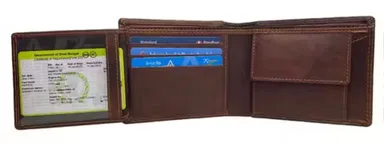 Clatic Multicolour Genuine Leather Wallet for Men | RFID Blocking, 6 Card Slots |Coin Pocket & Secret Compartments |Stylish Goat Leather thumbnail 3