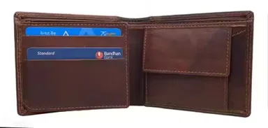Clatic Multicolour Genuine Leather Wallet for Men | RFID Blocking, 6 Card Slots |Coin Pocket & Secret Compartments |Stylish Goat Leather thumbnail 2