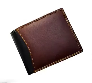 Clatic Multicolour Genuine Leather Wallet for Men | RFID Blocking, 6 Card Slots |Coin Pocket & Secret Compartments |Stylish Goat Leather thumbnail 1