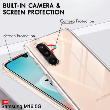 Samsung Galaxy M16 5G | Camera Protection Bump | Slim Hard Cover | Durable Transparent Phone Cover | Ideal for Galaxy F16 5G thumbnail 2