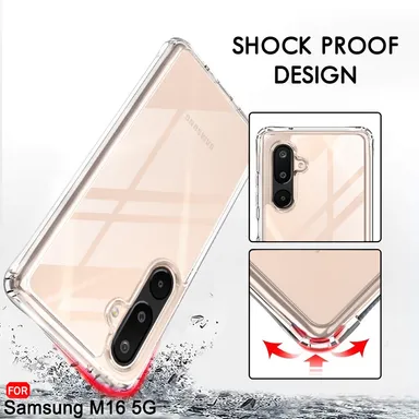 Samsung Galaxy M16 5G | Camera Protection Bump | Slim Hard Cover | Durable Transparent Phone Cover | Ideal for Galaxy F16 5G thumbnail 3