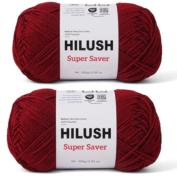 3 Ply Knitting Wool Yarn |100 gm Each | Soft Brown Crochet Yarn |Pack of 5 for Sweater | Handmade Crafts image 2