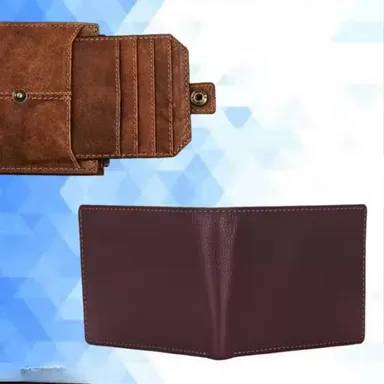 Clatic Genuine Leather RFID Wallet Combo | Buffalo Leather 2-Pack Men’s Wallet thumbnail 2