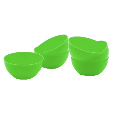 Daily Use 6 Plate |6 Bowl | 6 Spoon Colour Full Dinner Set  18 Pcs| Light-Weight | Crockery Set for Dining |Colour Available | GREEN thumbnail 1