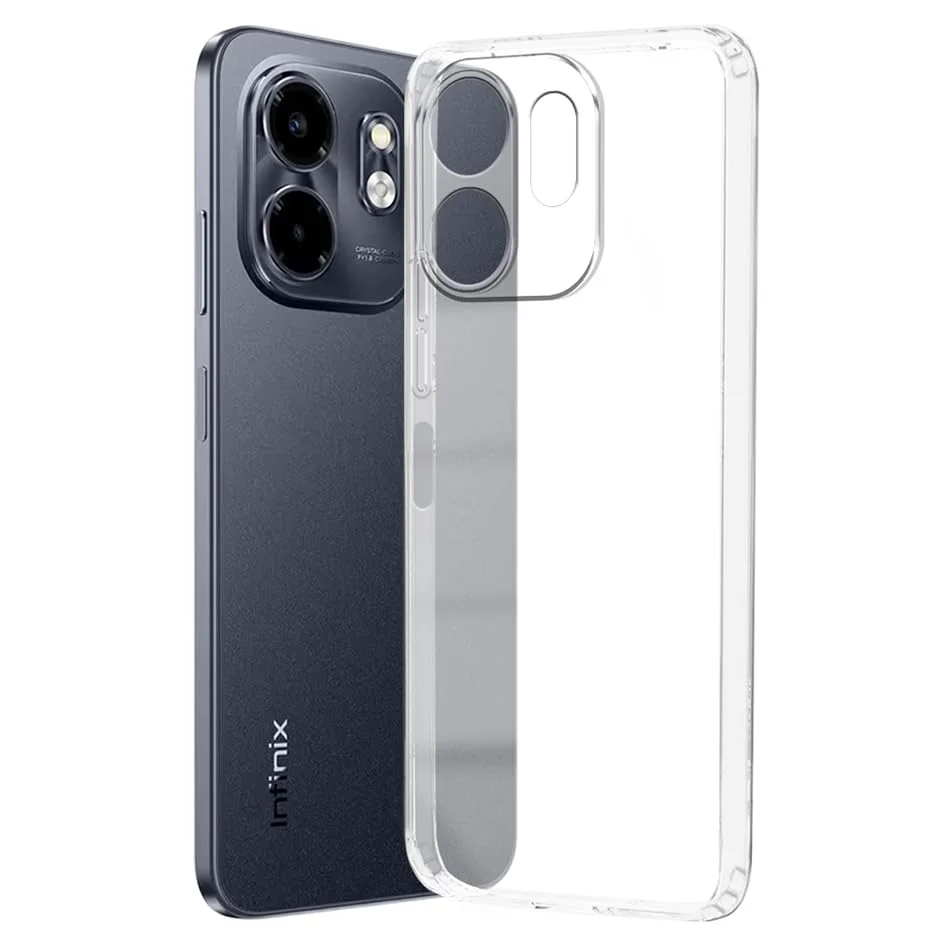 Smart 9 HD Transparent Flexible Rubber Back Cover Case | Clear Soft TPU Protection | Slim Fit| X6532C  image 2