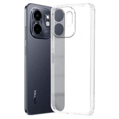 Smart 9 HD Transparent Flexible Rubber Back Cover Case | Clear Soft TPU Protection | Slim Fit| X6532C  thumbnail 1