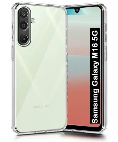 Samsung Galaxy M16 5G Back Cover | Shockproof | Transparent | Slim Case thumbnail 0