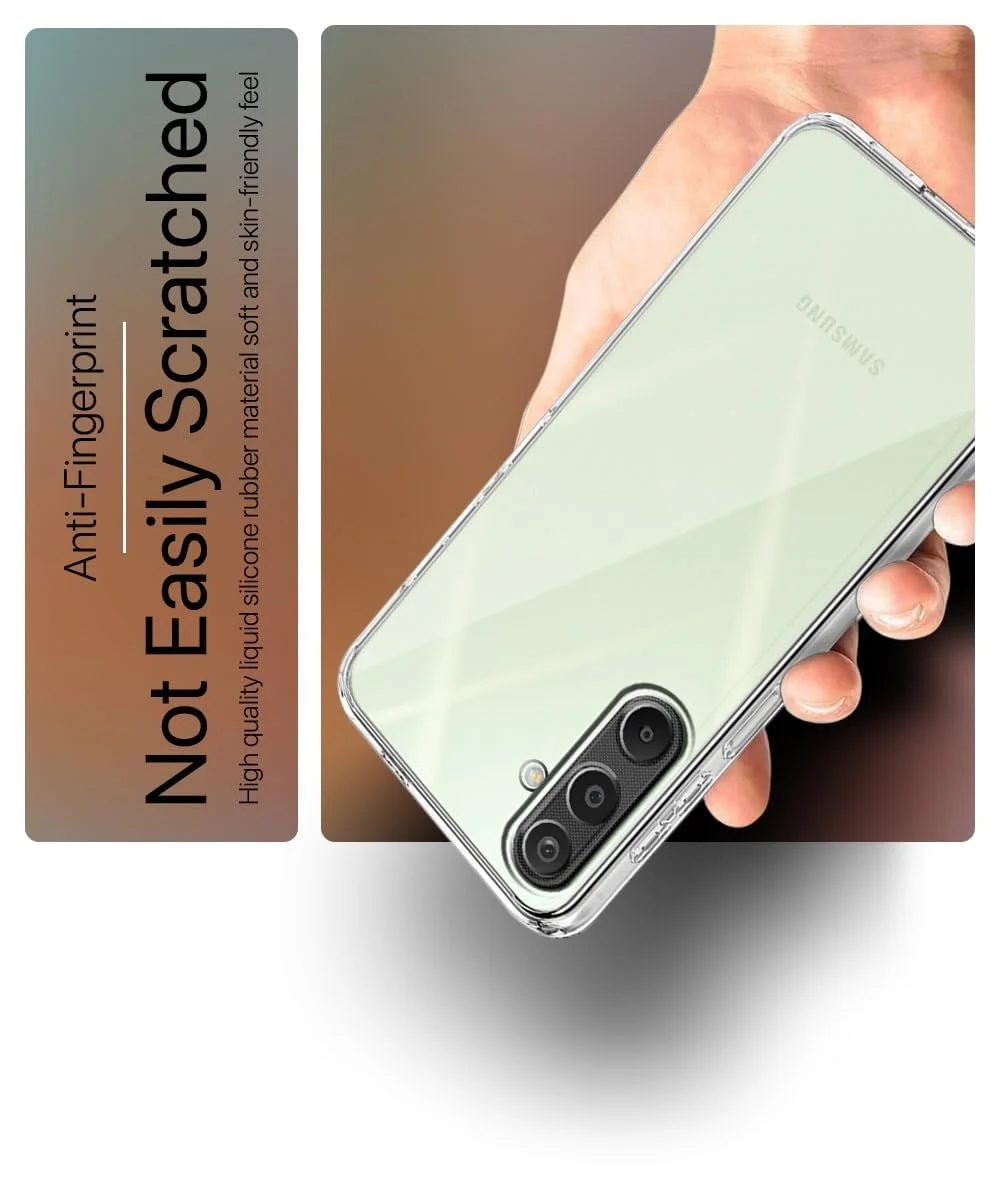 Samsung Galaxy M16 5G Back Cover | Shockproof | Transparent | Slim Case image 3