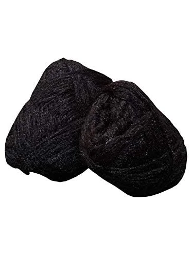 Knitting Wool Yarn 3 Ply |Black|100 gm Each|Pack of 3 | Soft Acrylic and DIY Crochet or Knitting Projects image 2
