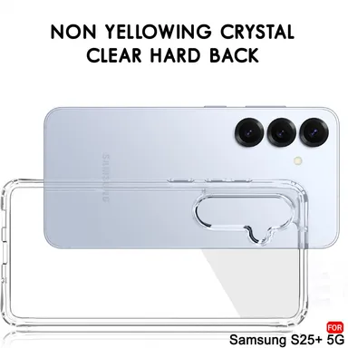 Soft Silicon Case | Scratch‑Resistant Transparent Cover for Samsung S25 Plus 5G | Ultra Slim Back | Camera Protection Non‑Yellow Silicone thumbnail 1