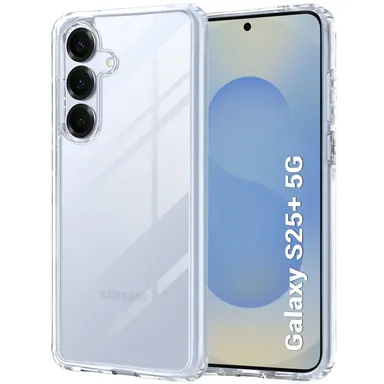 Soft Silicon Case | Scratch‑Resistant Transparent Cover for Samsung S25 Plus 5G | Ultra Slim Back | Camera Protection Non‑Yellow Silicone thumbnail 0