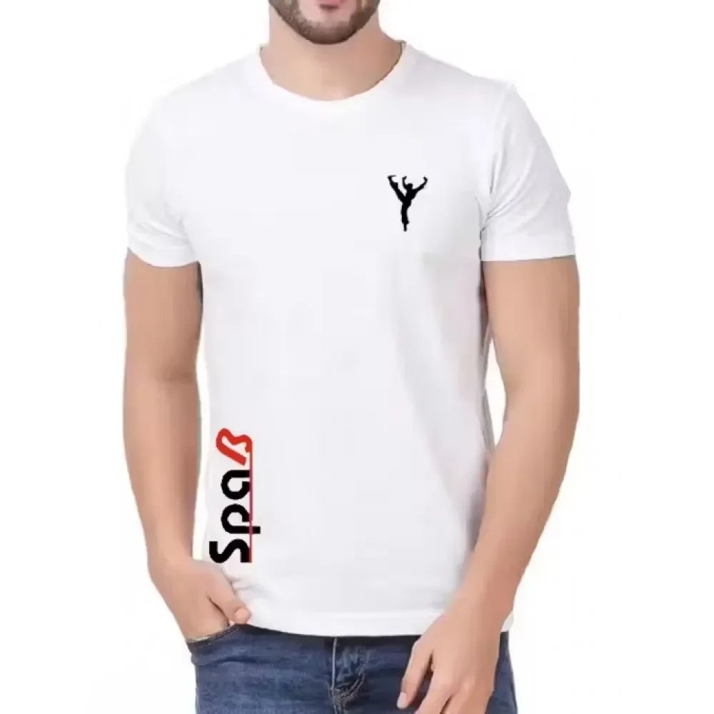 Fancy Stylish Designer Polyester Printed T Shirt for Men – Size XL| Spacious Fit Eco-Friendly image 1
