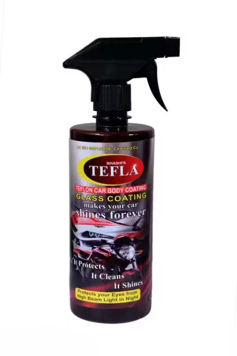 Tefla Car Body and Glass Coating Shiner | Durable Protective Coating | 500ml | For Cars & Bikes image 1