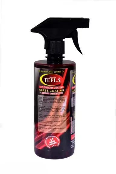 Tefla Car Body and Glass Coating Shiner | Durable Protective Coating | 500ml | For Cars & Bikes thumbnail 2