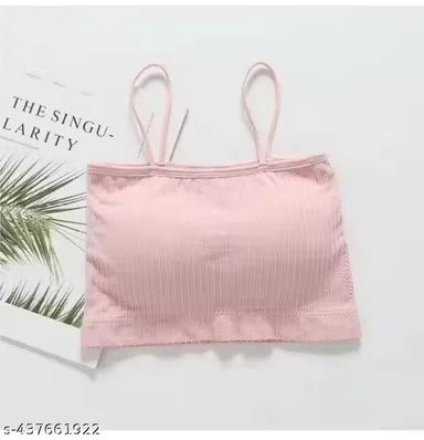 Sports Bra 652 Pack of 2 | Wireless Padded Seamless Bra for Women | Size XL | Cotton Blend | Everyday Comfort thumbnail 1