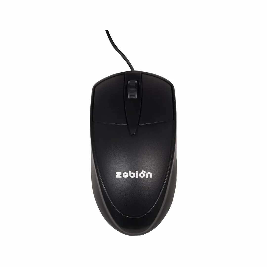 Zebion Quick Wired Mouse 1000 DPI | Ergonomic Optical USB Mouse for PC & Laptop with Smooth Tracking & Comfortable Daily Use image 1