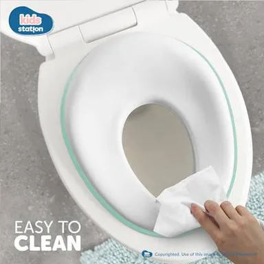 Kids Station Portable Baby Potty Seat | Toddler Potty Trainer for Boys and Girls | ABS Material | 18 Months to 5 Years | Portable, Lightweight, Easy-Clean thumbnail 4