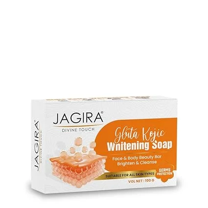 JAGIRA Divine Touch Soap(4 pack) | Natural Face & Body Beauty Bar | Skin Brightening, Sulphate-Free, Handmade | 100 g 2 Pack | Men & Women image 1