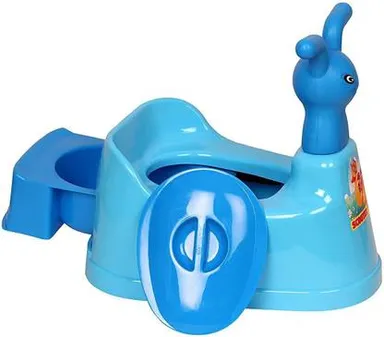 Potty Toilet Trainer Seat | High Back Support, Lid, Plastic | Toddler Potty Chair 7 Months to 3 Years | Boys Girls, Portable, Comfortable thumbnail 0