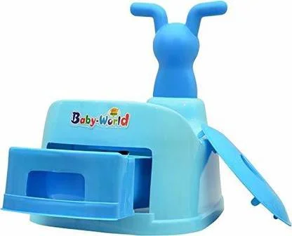 korbox Baby Potty Seat | Toilet Trainer with Removable Tray & Lid | Plastic |Cartoon Design image 2