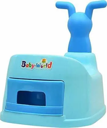 korbox Baby Potty Seat | Toilet Trainer with Removable Tray & Lid | Plastic |Cartoon Design thumbnail 3