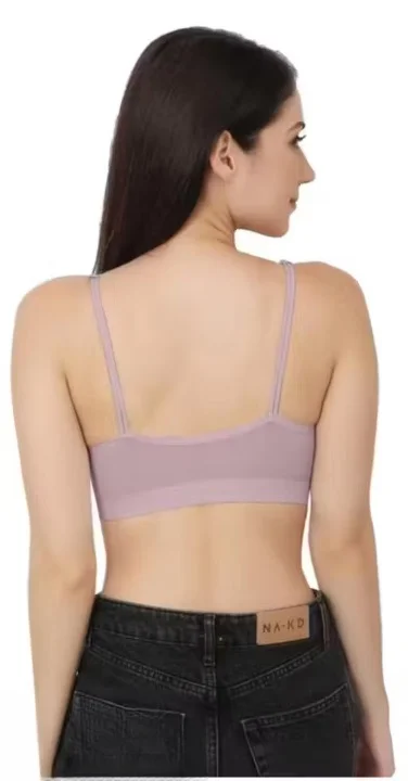 Cotton Sports Bras | Full Coverage Padded Non Wired Gym & Everyday Wear | Size XL image 2