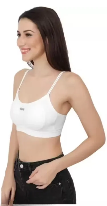 Cotton Sports Bras | Full Coverage Padded Non Wired Gym & Everyday Wear | Size XL image 3