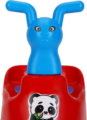 Baby Toilet Trainer Potty Seat with Lid Cover | Removable Tray | Plastic, Comfortable & Safe | Kids Potty Training Essentials | Durable, Easy Clean | Blue thumbnail 3