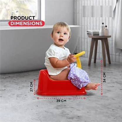 Baby Potty Training Seat | Infant Potty Chair with Removable Tray, Closing Lid, Portable Toilet Trainer for Kids Boys & Girls | ABS Plastic, Travel-Friendly image 3