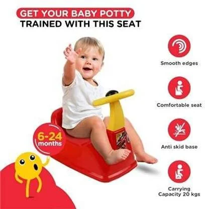 Baby Potty Training Seat | Infant Potty Chair with Removable Tray, Closing Lid, Portable Toilet Trainer for Kids Boys & Girls | ABS Plastic, Travel-Friendly image 5