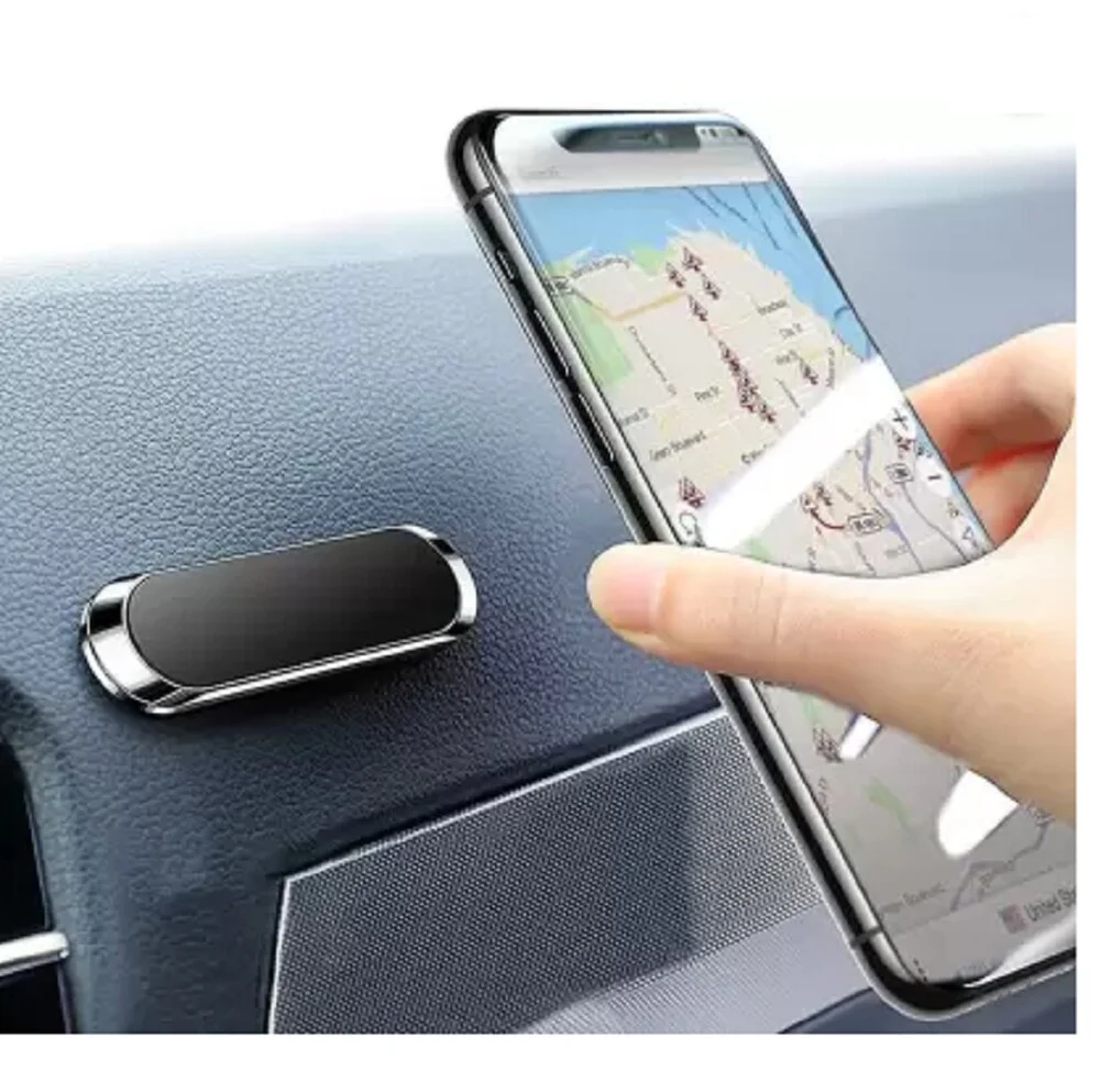 Flat Magnetic Dashboard | Phone Mount Slim Strong Magnet | Universal Stick‑On Holder image 2