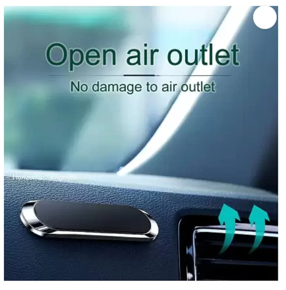 Flat Magnetic Dashboard | Phone Mount Slim Strong Magnet | Universal Stick‑On Holder image 3