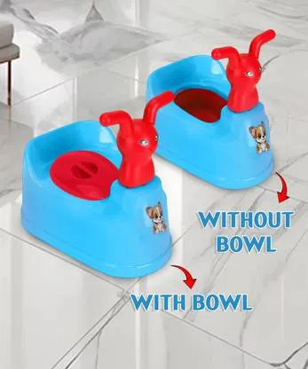 KORBOX Baby Toilet Trainer Potty Seat | Removable Tray & Closing Lid | Portable Infant Potty Chair | Toddler Potty Seat for Boys and Girls | Plastic Potty Seat | Easy Clean thumbnail 4